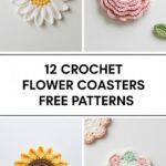 Crochet Flower Coasters Free Patterns