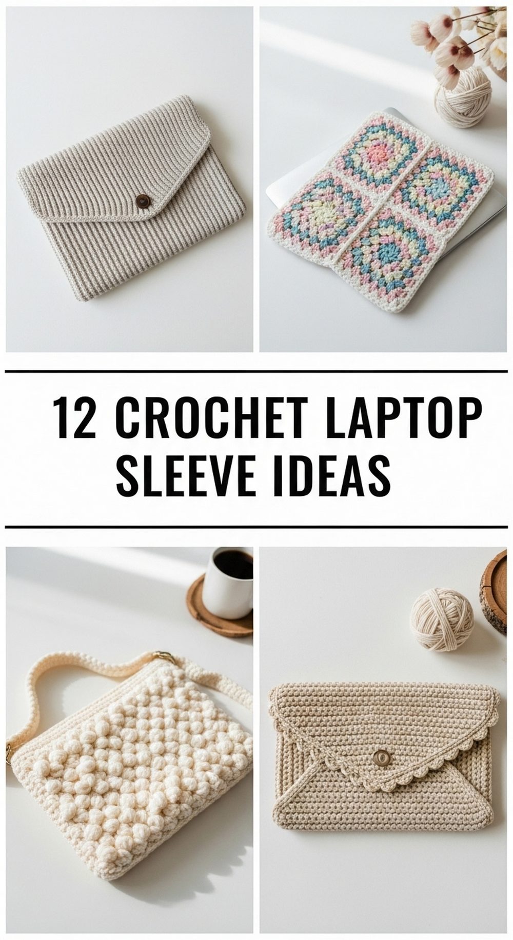 Crochet Laptop Sleeve Ideas