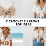 Crochet Tie Front Top Ideas