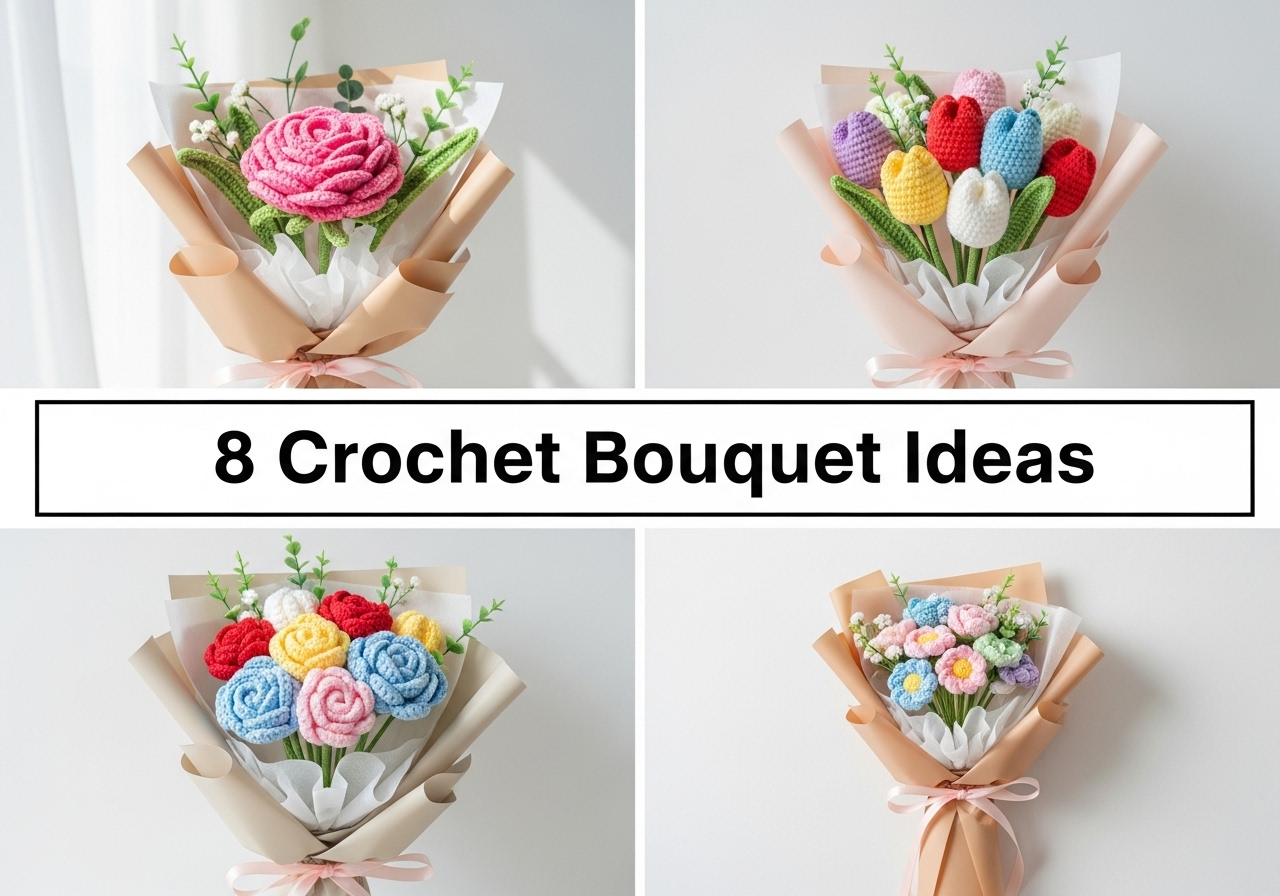 Crochet Bouquet Ideas