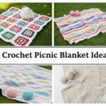 Crochet Picnic Blanket Ideas