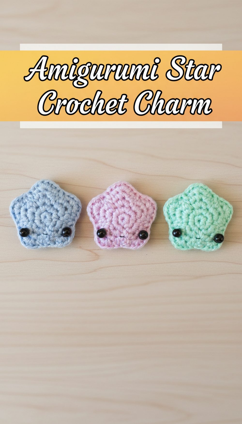 Amigurumi Star Crochet Charm