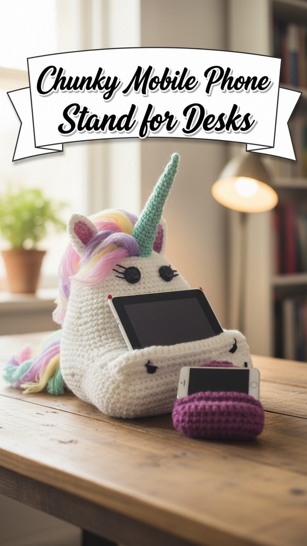 Chunky Mobile Phone Stand for Desks