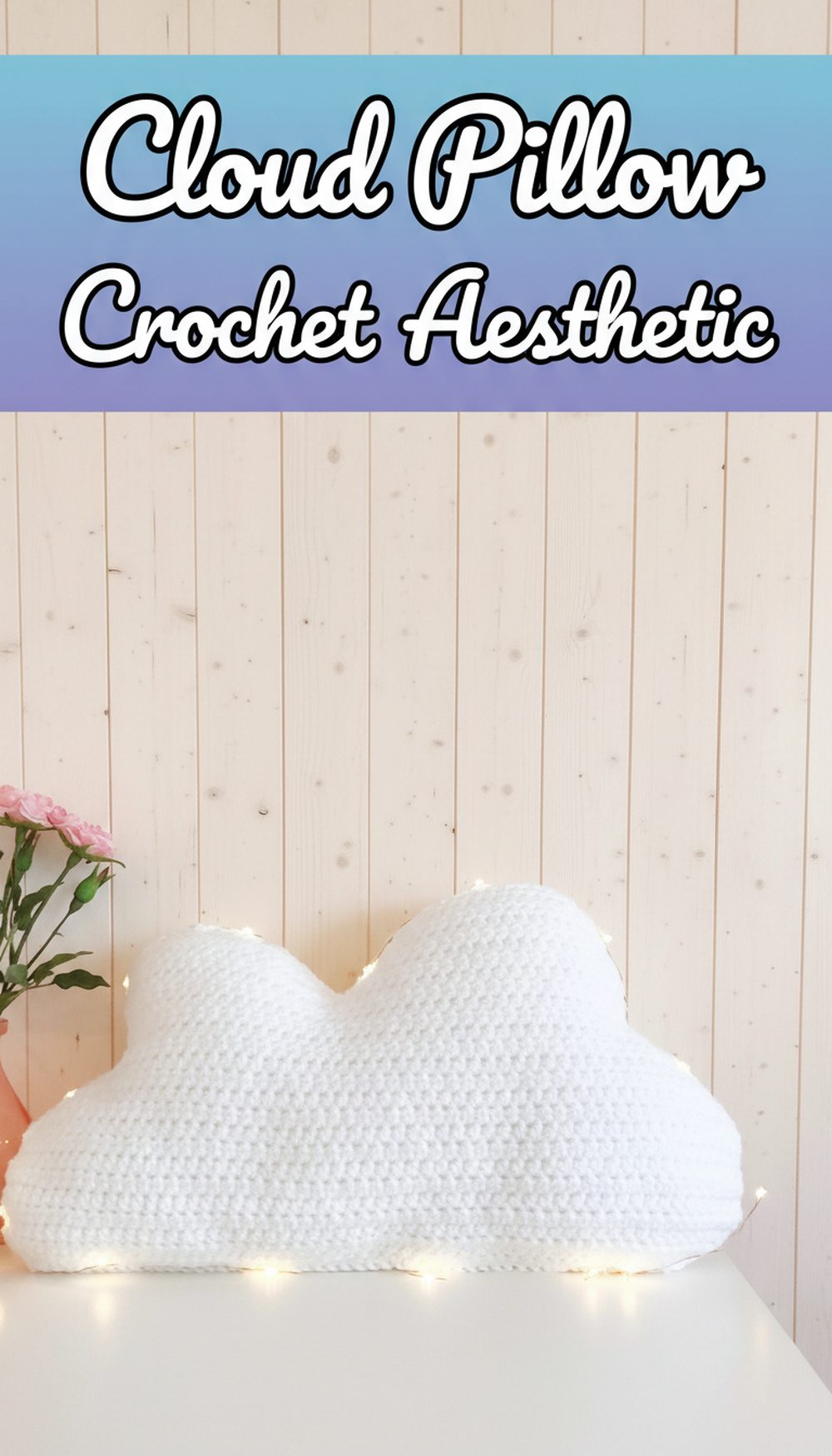 Cloud Pillow Crochet Aesthetic