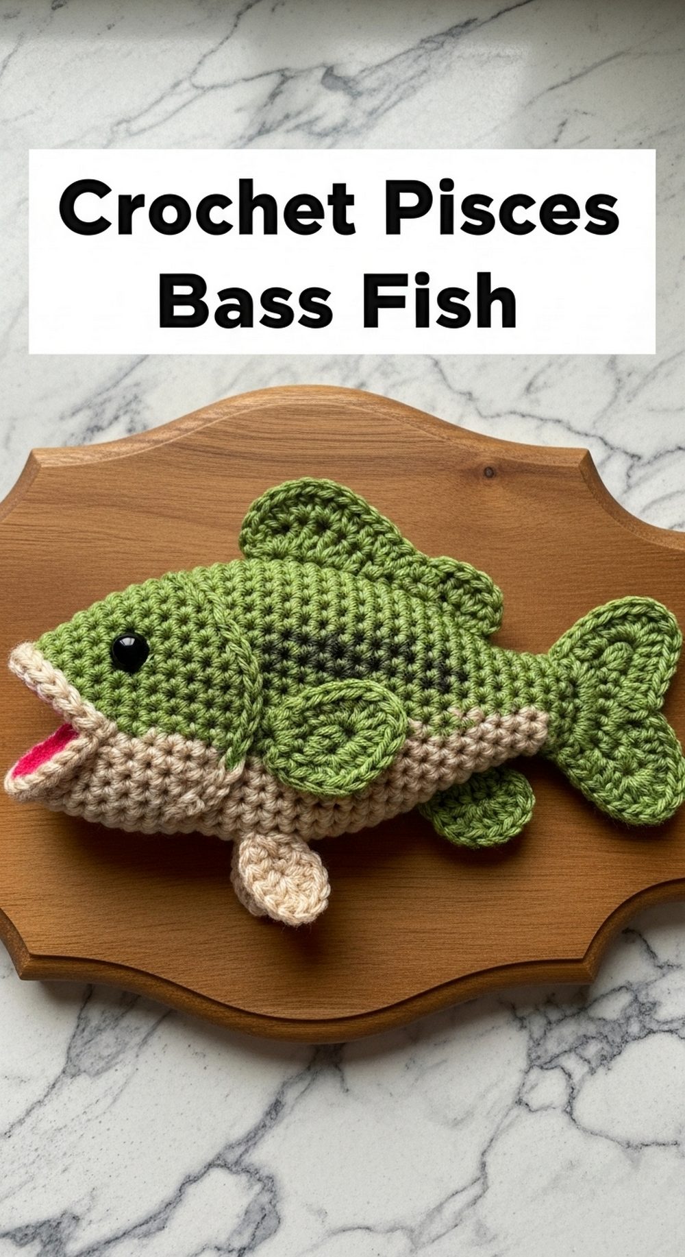 Crochet Pisces Bass Fish