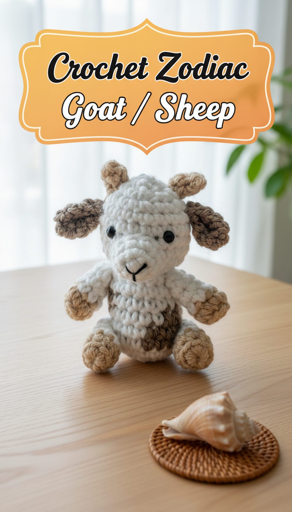 Crochet Zodiac Goat - Sheep