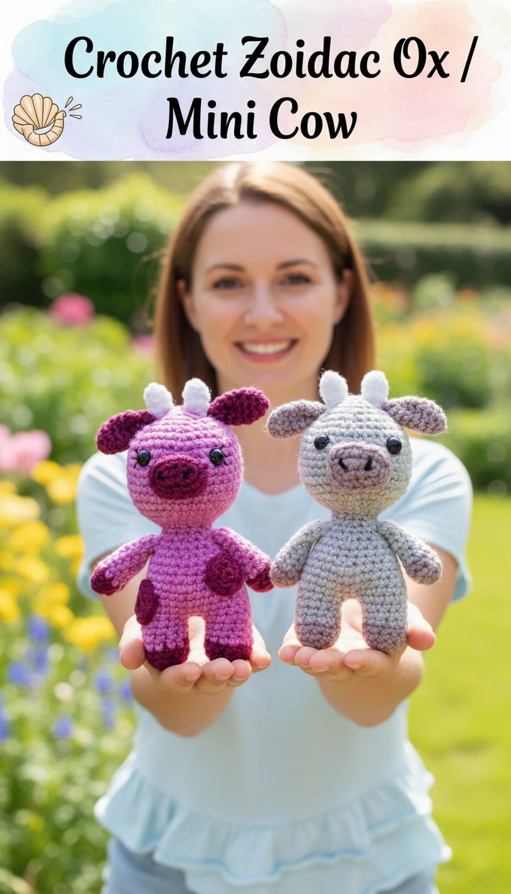 Crochet Zodiac Ox - Mini Cow