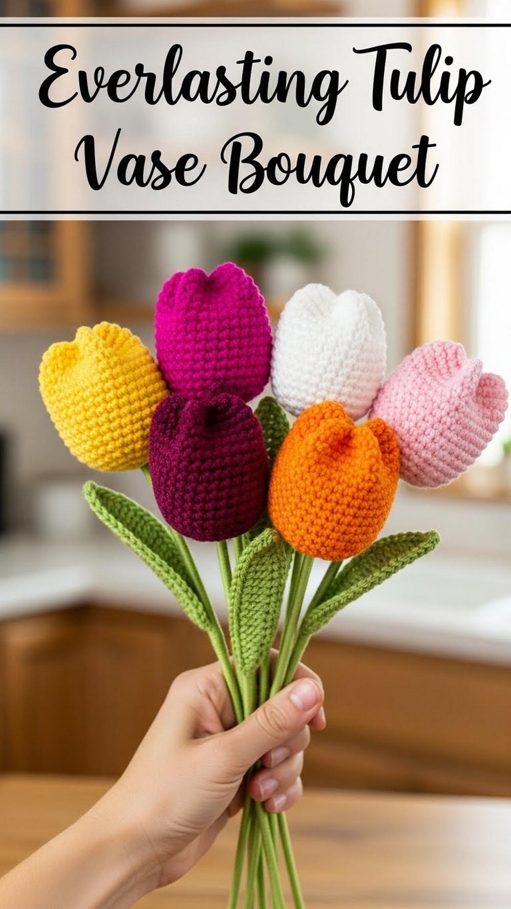 Everlasting Tulip Vase Bouquet