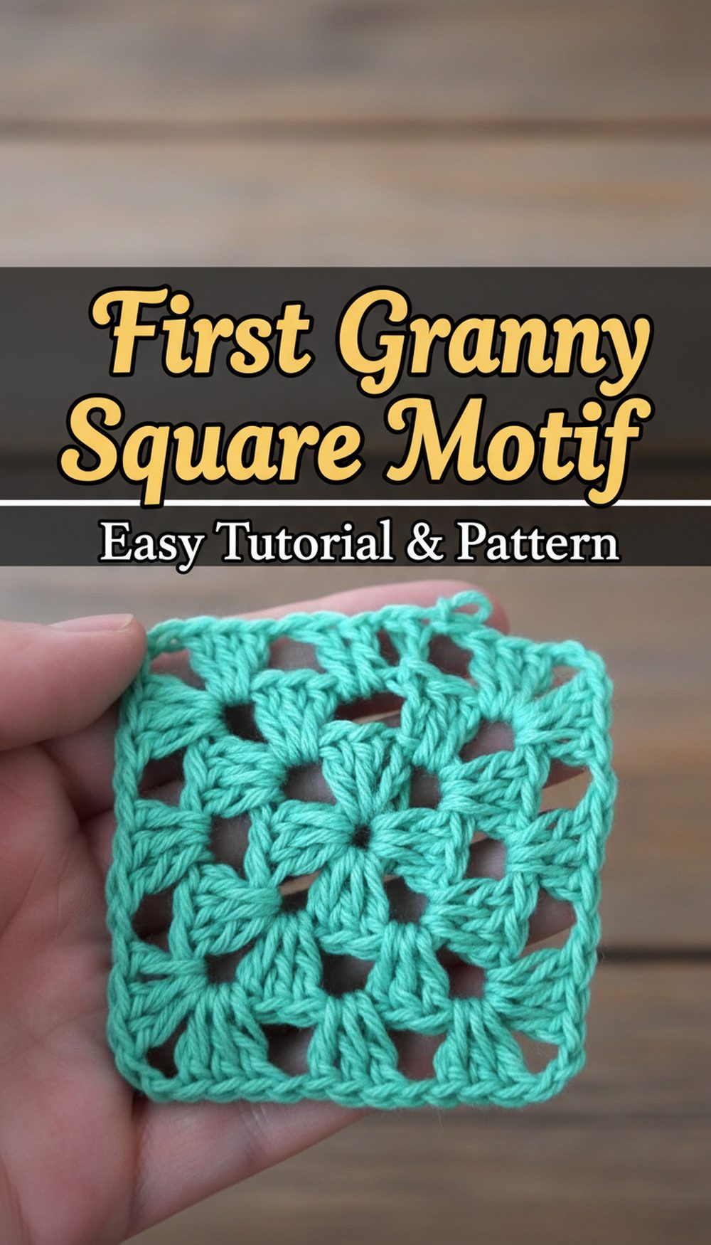 First Granny Square Motif