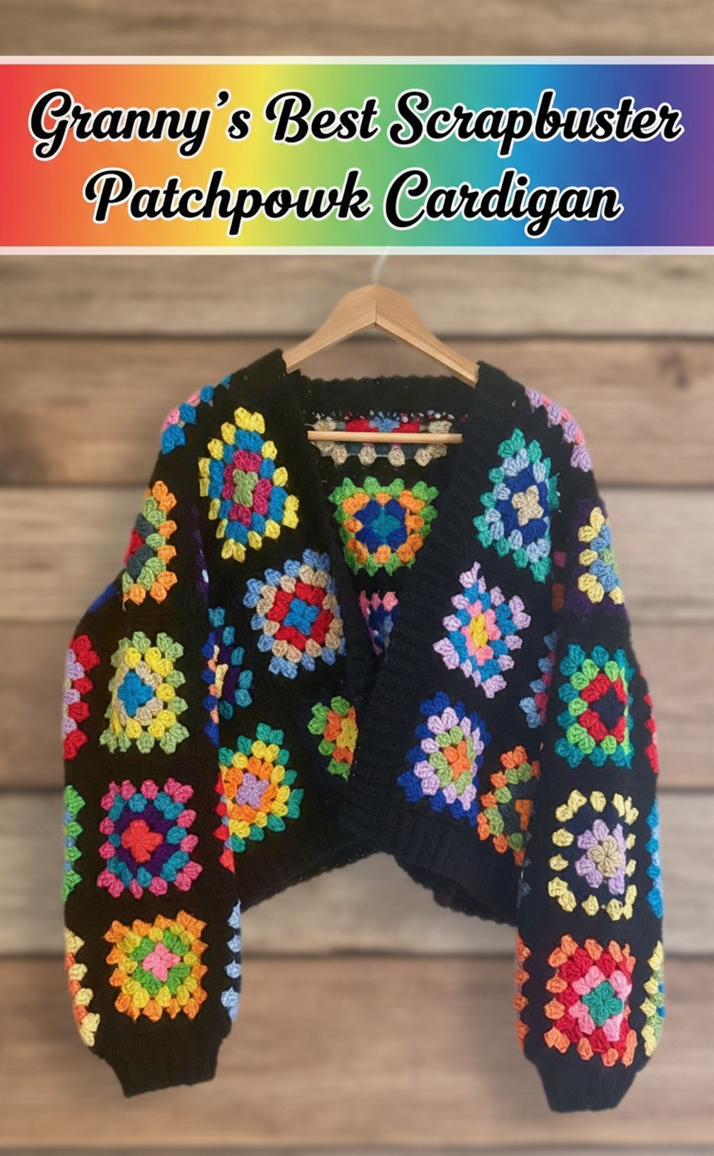 Granny’s Best Scrapbuster Patchwork Cardigan