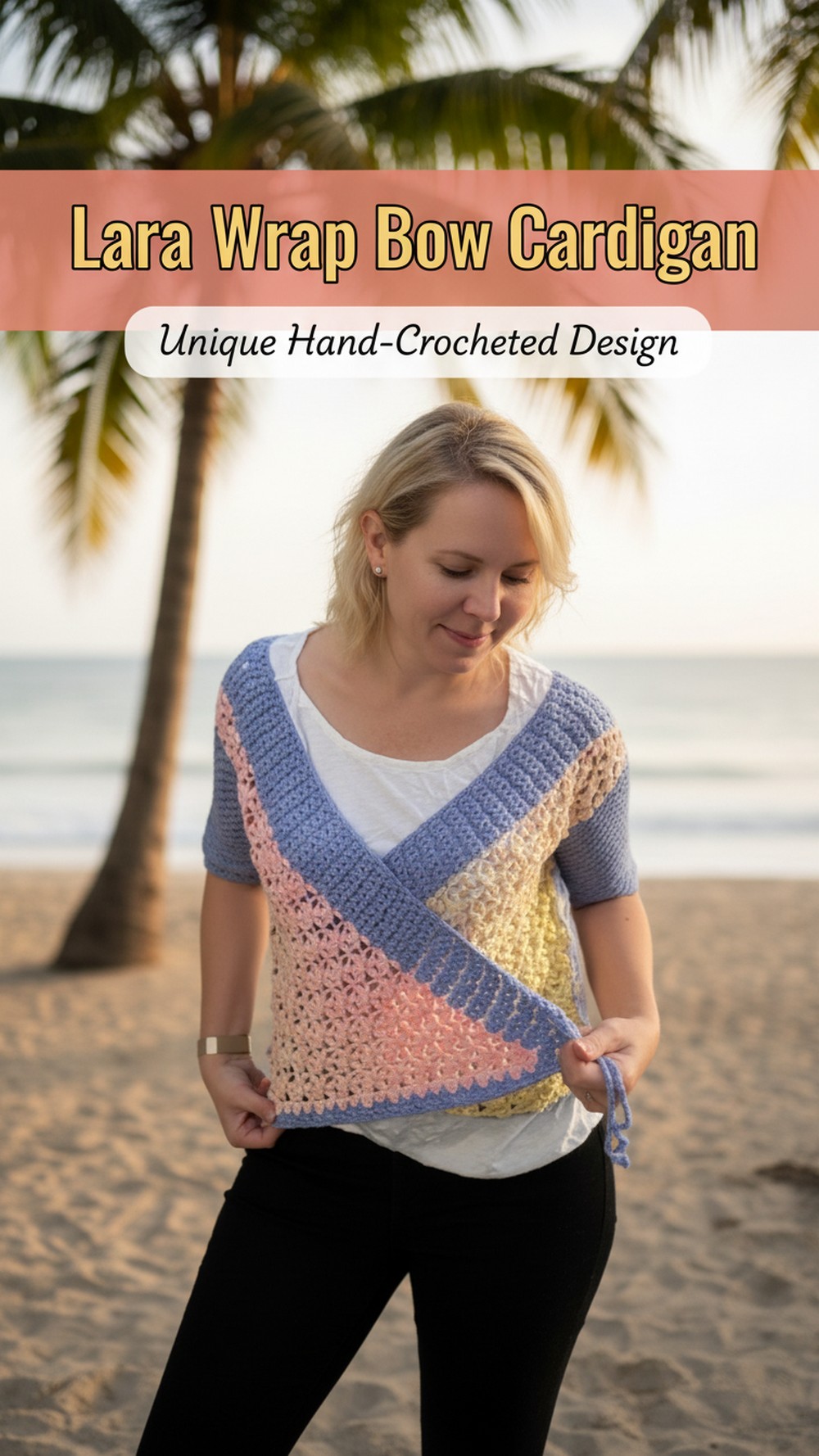 Lara Wrap Bow Cardigan