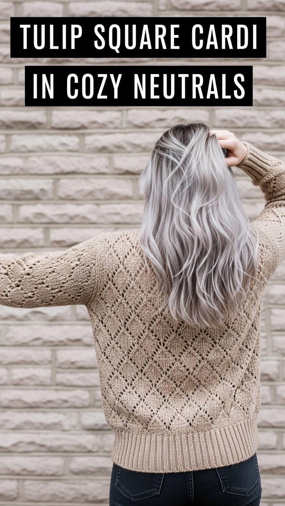 Tulip Square Cardi in Cozy Neutrals