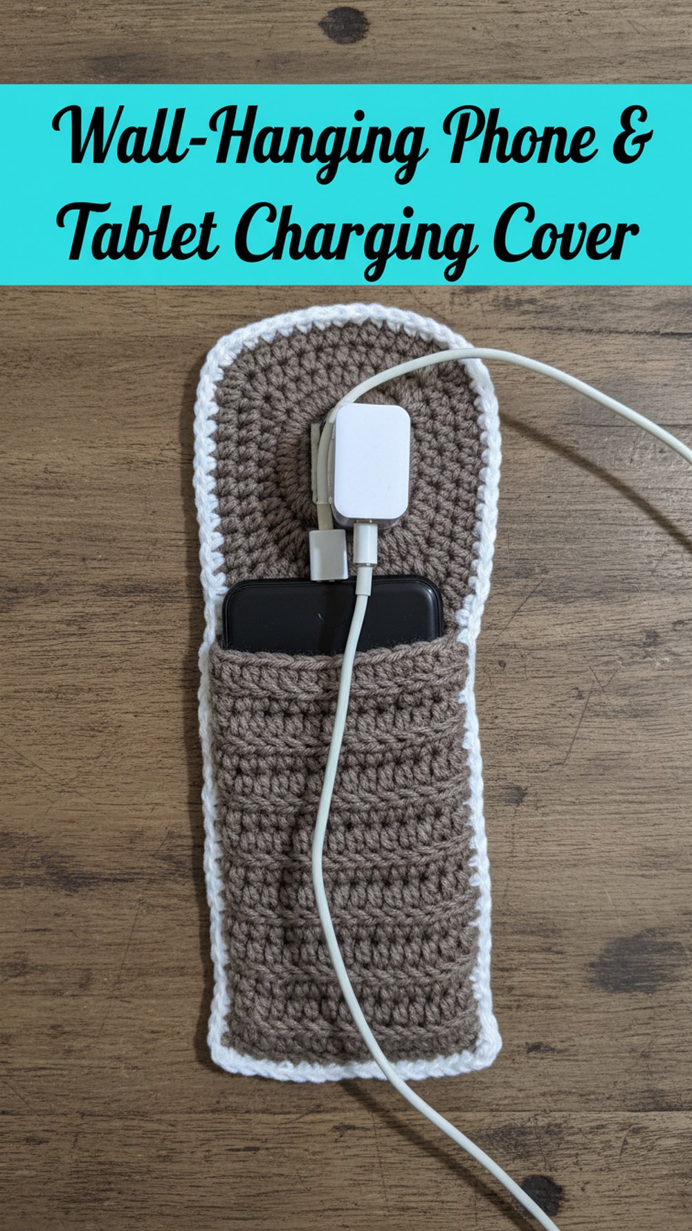 Wall-Hanging Phone & Tablet Charging Cover