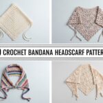 Crochet Bandana Headscarf Patterns