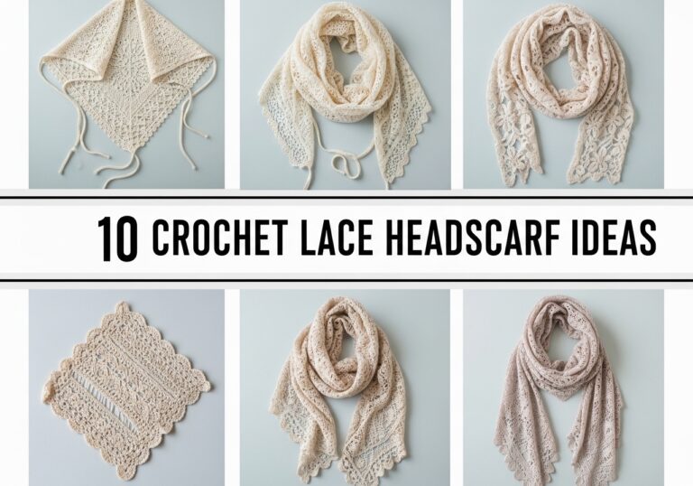 Crochet Lace Headscarf Ideas