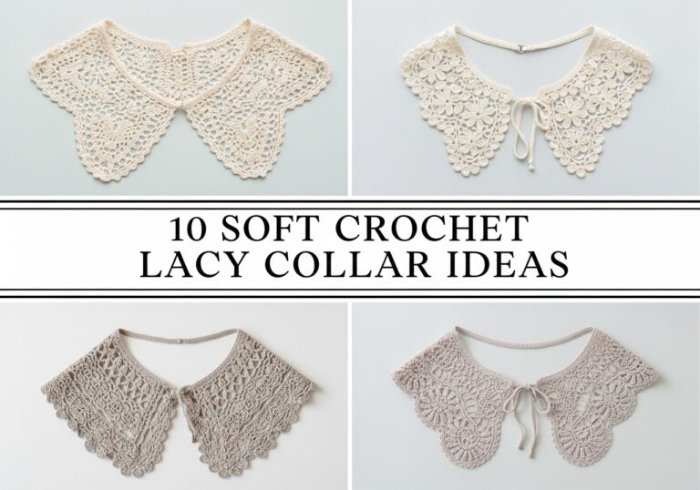 Soft Crochet Lacy Collar Ideas