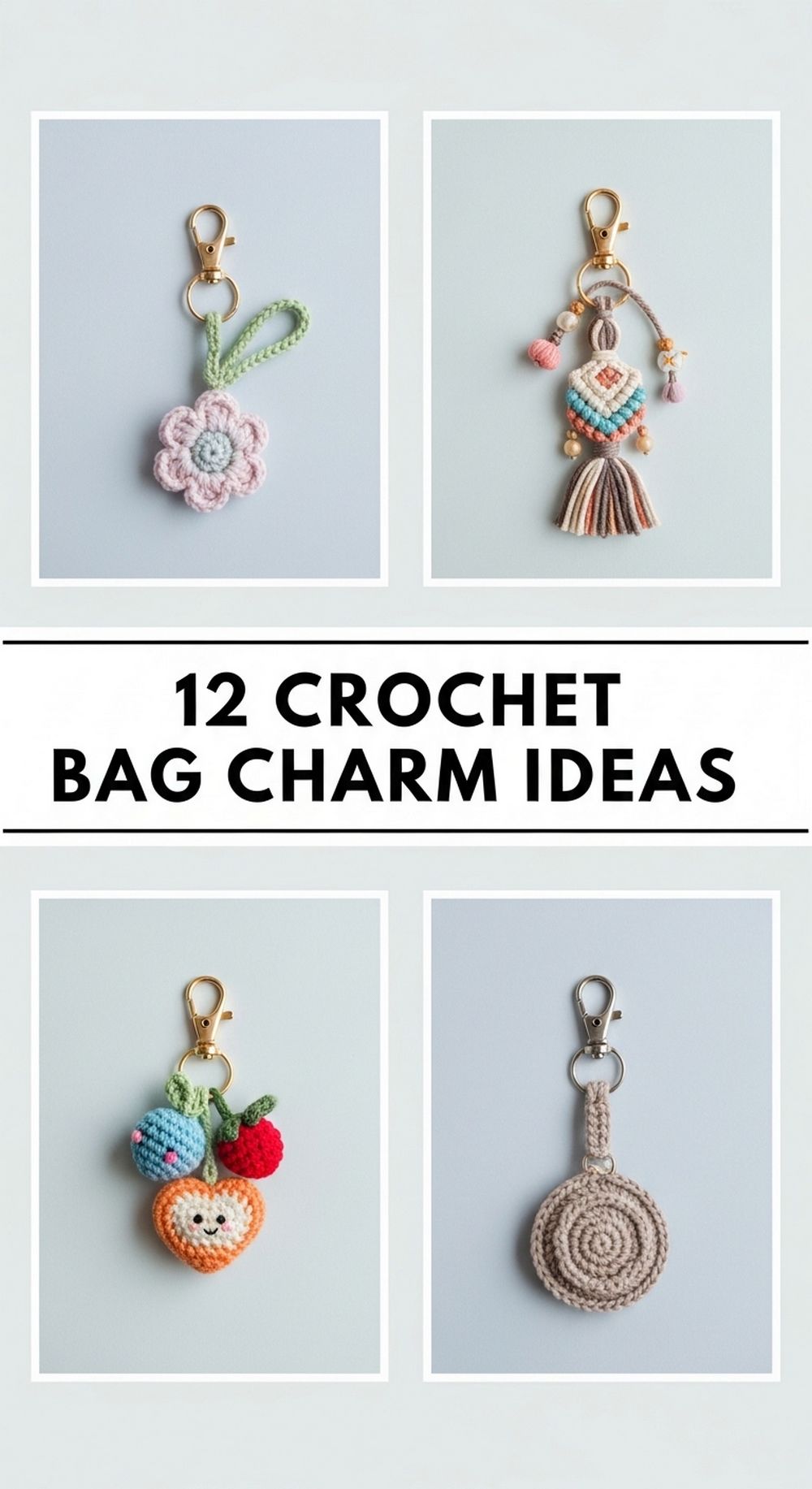 Crochet Bag Charm Ideas