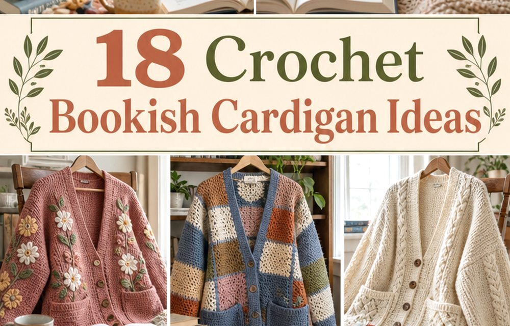 Crochet Bookish Cardigan Ideas