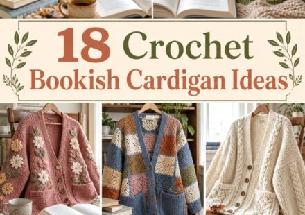 Crochet Bookish Cardigan Ideas
