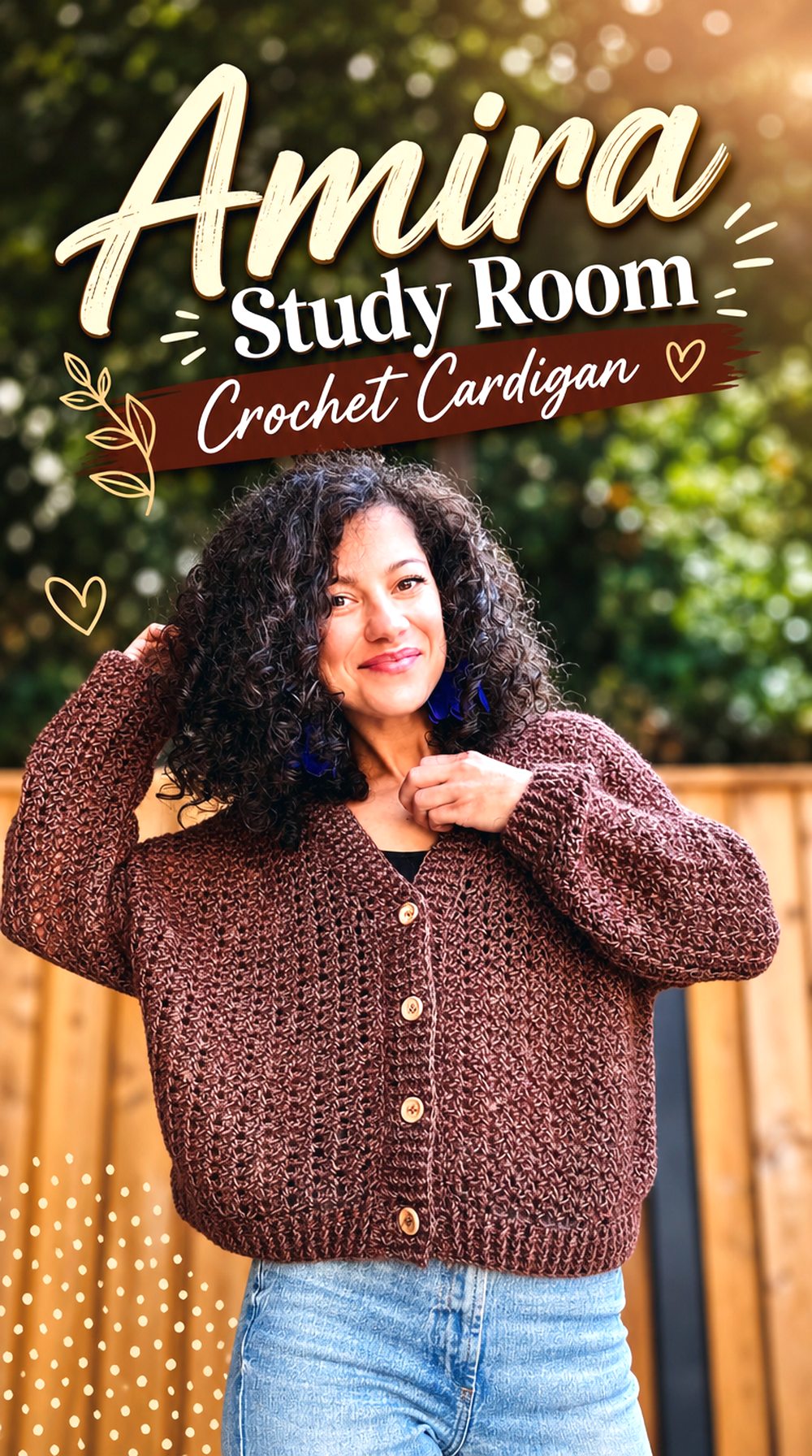 Amira Study Room Crochet Cardigan