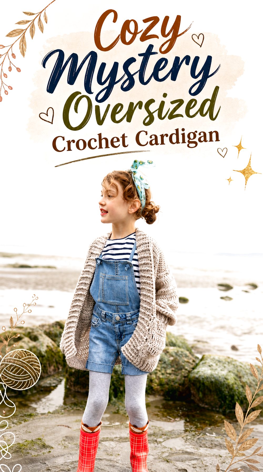 Cozy Mystery Oversized Crochet Cardigan