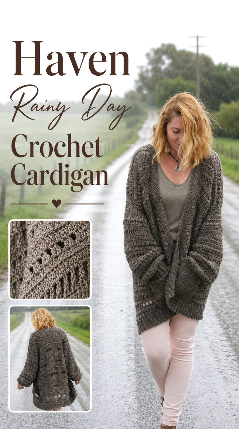 Haven Rainy Day Crochet Cardigan