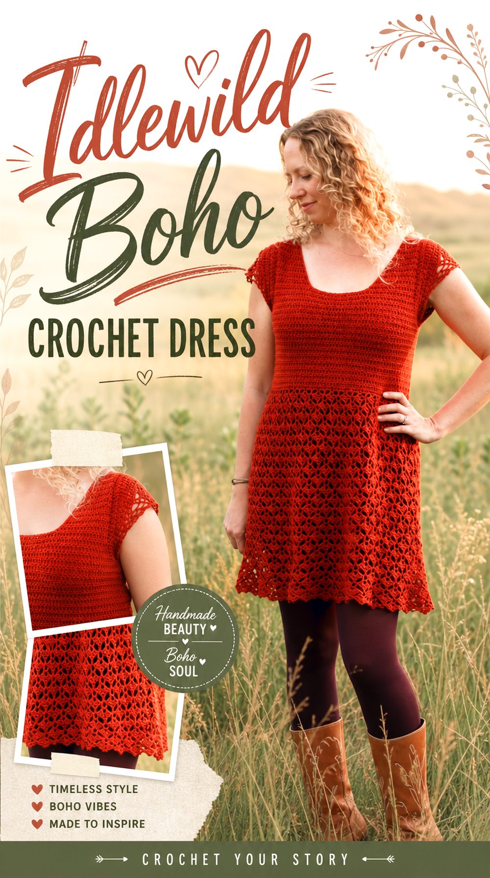 Idlewild Boho Crochet Dress